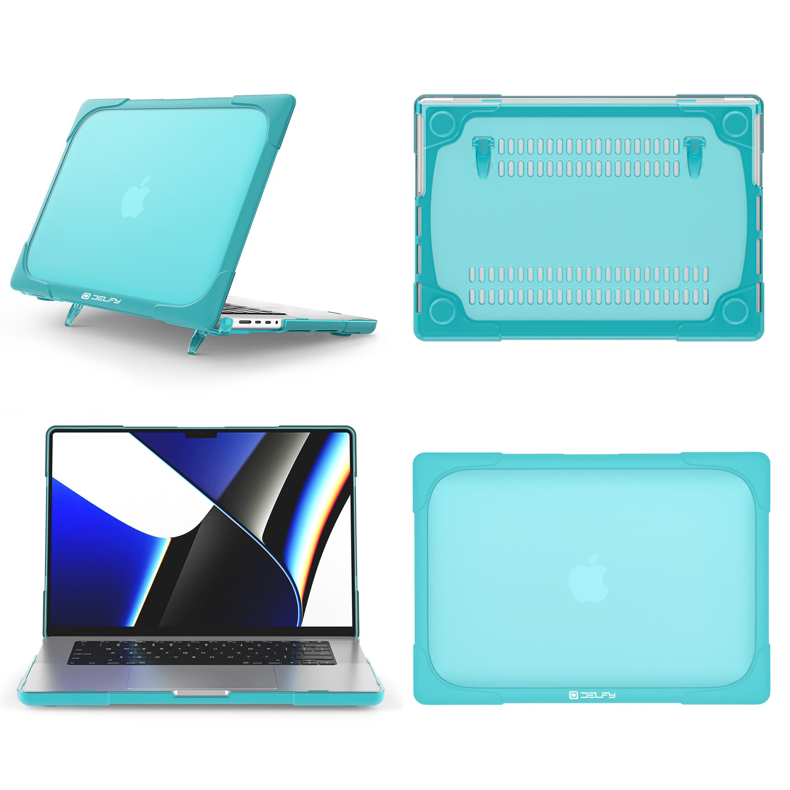 Delfy MacBook pro Case for 14-inch MacBook Pro (M1-M4, 2021-2024)