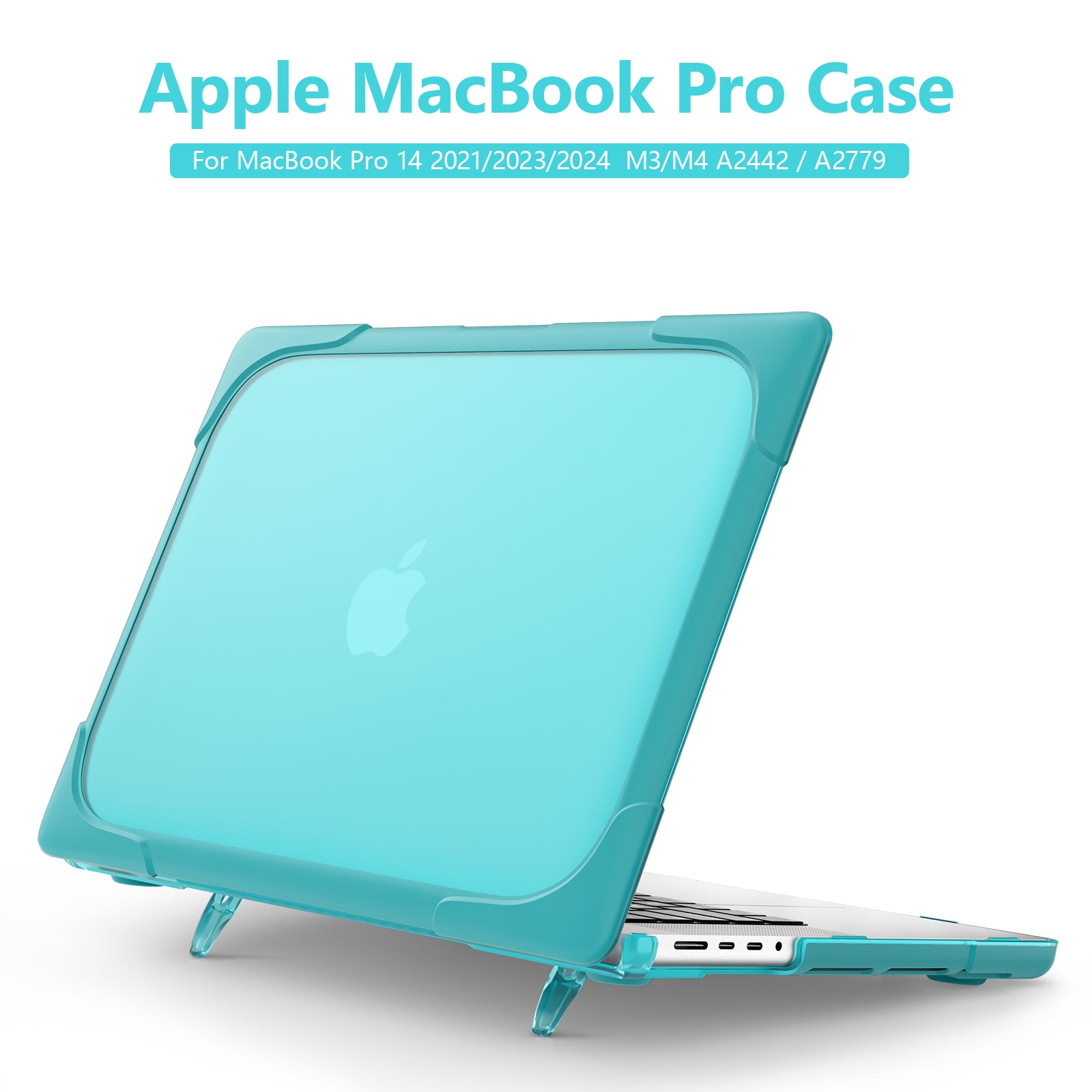 Delfy MacBook pro Case for 14-inch MacBook Pro (M1-M4, 2021-2024)