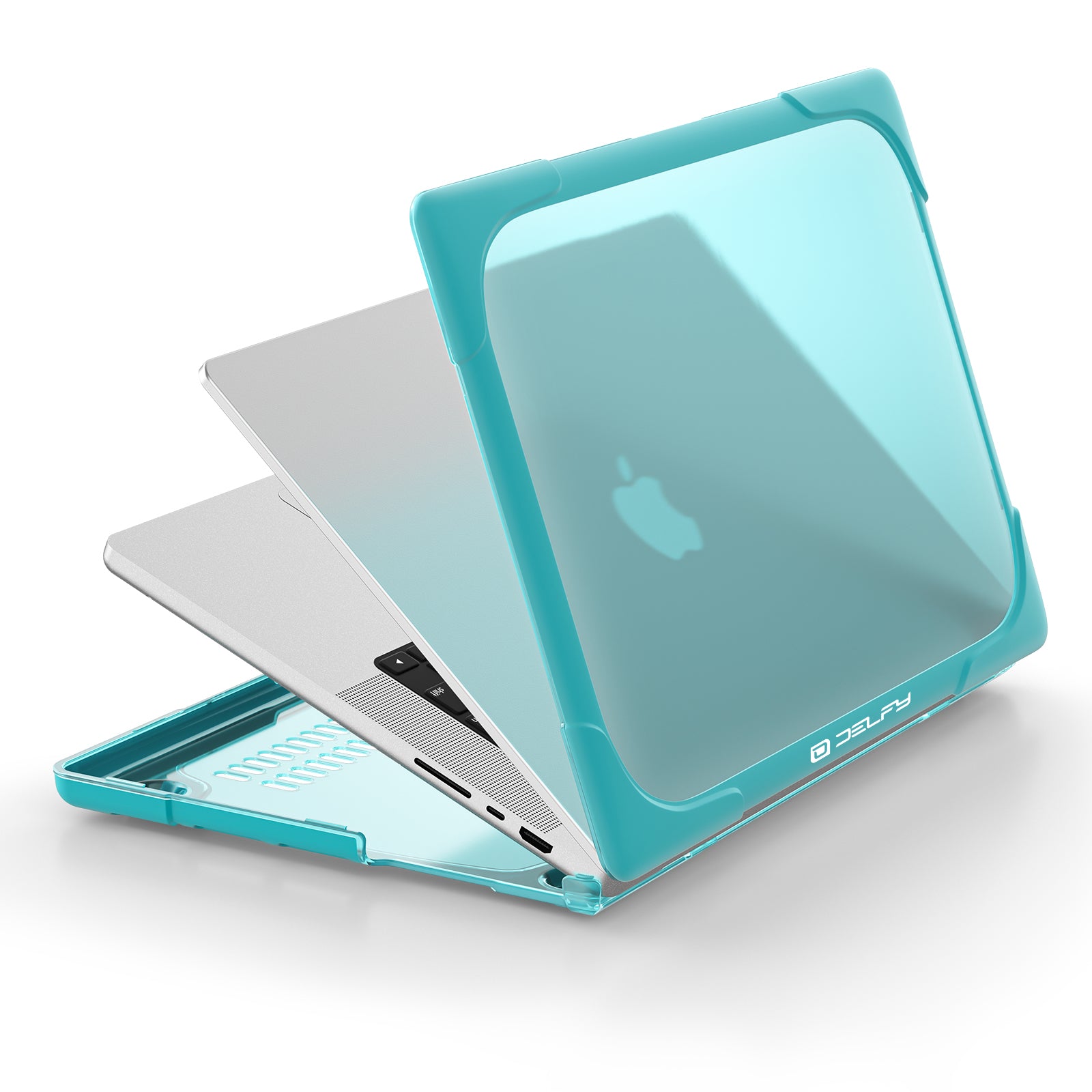 Delfy MacBook pro Case for 14-inch MacBook Pro (M1-M4, 2021-2024)