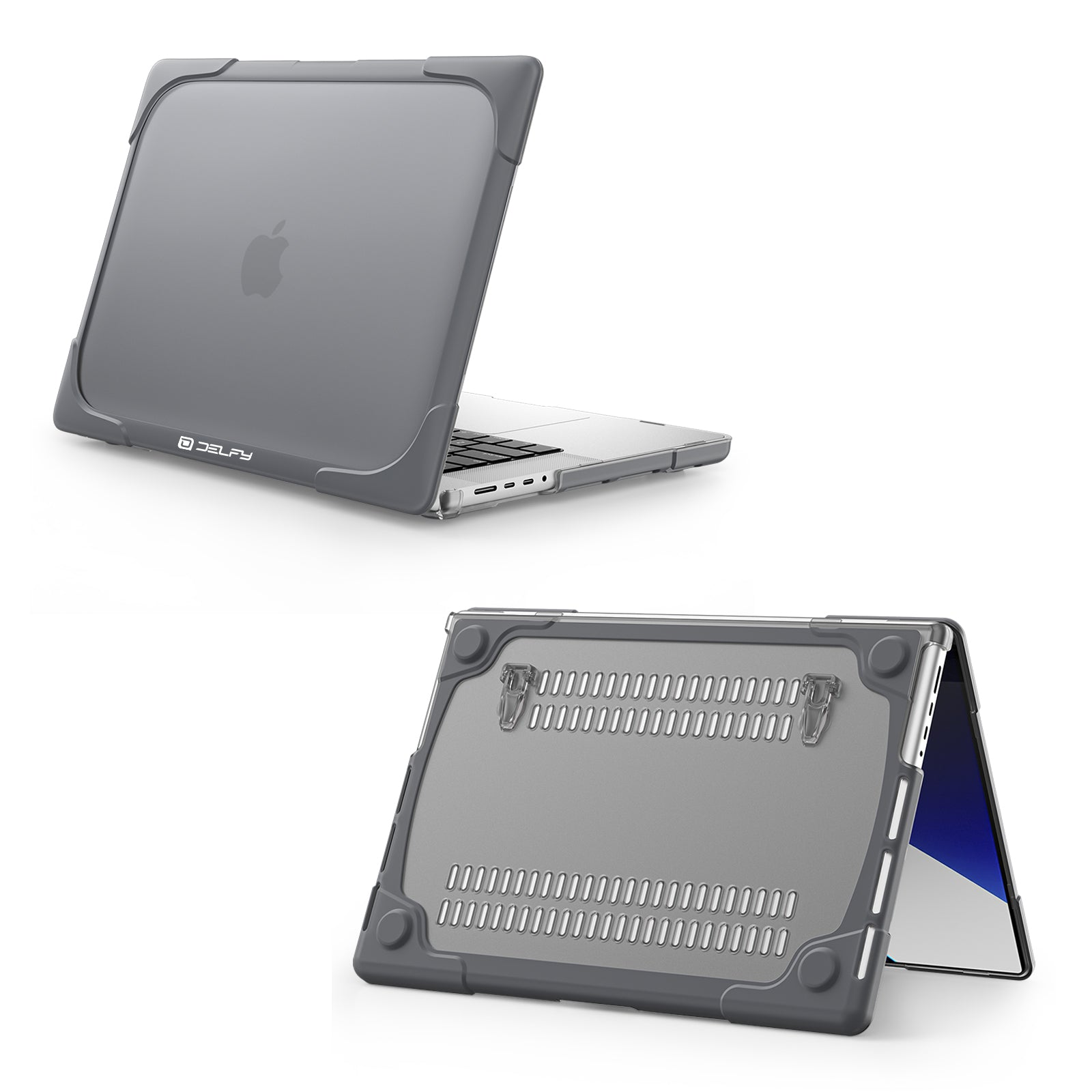 Delfy MacBook pro Case for 14-inch MacBook Pro (M1-M4, 2021-2024)