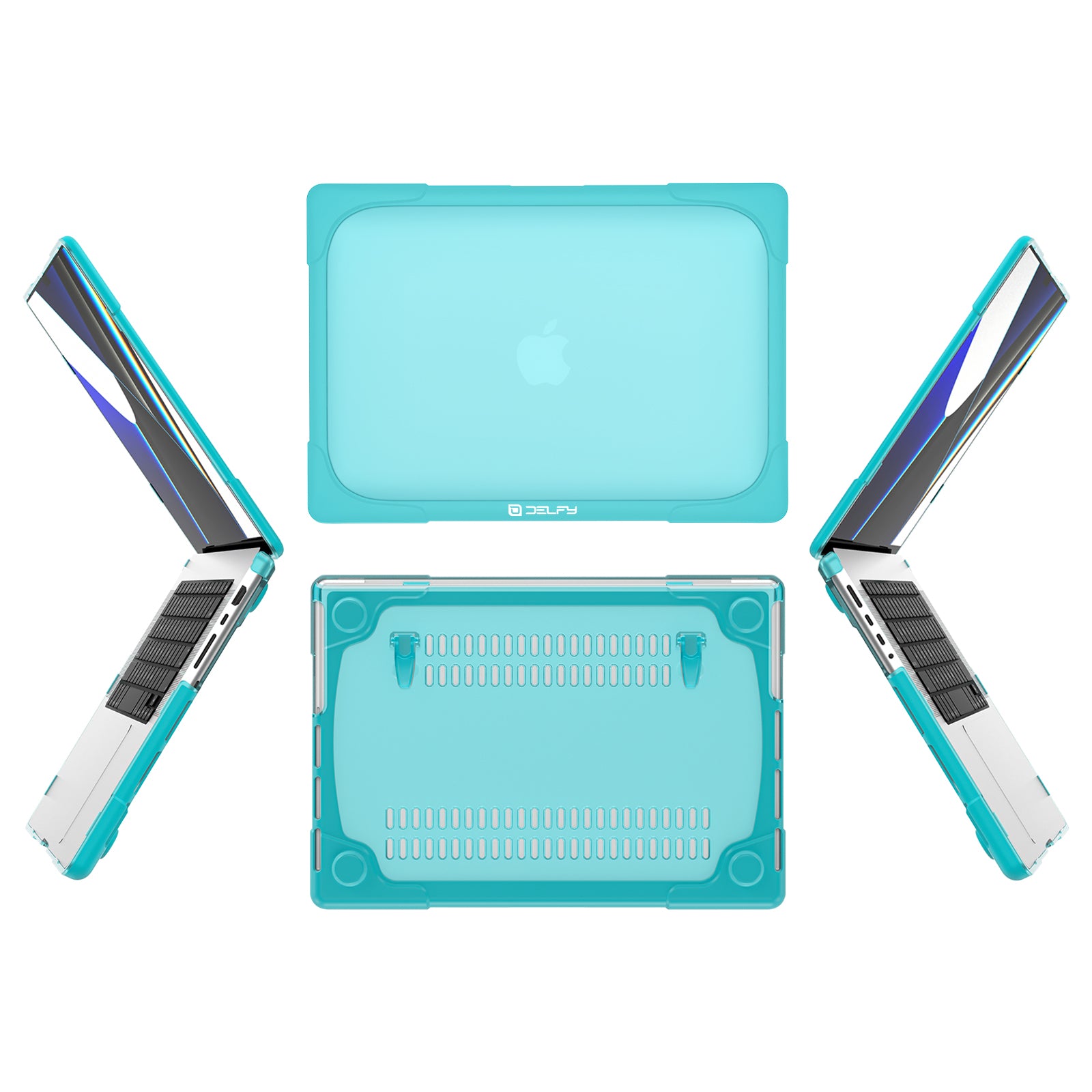 Delfy MacBook pro Case for 14-inch MacBook Pro (M1-M4, 2021-2024)