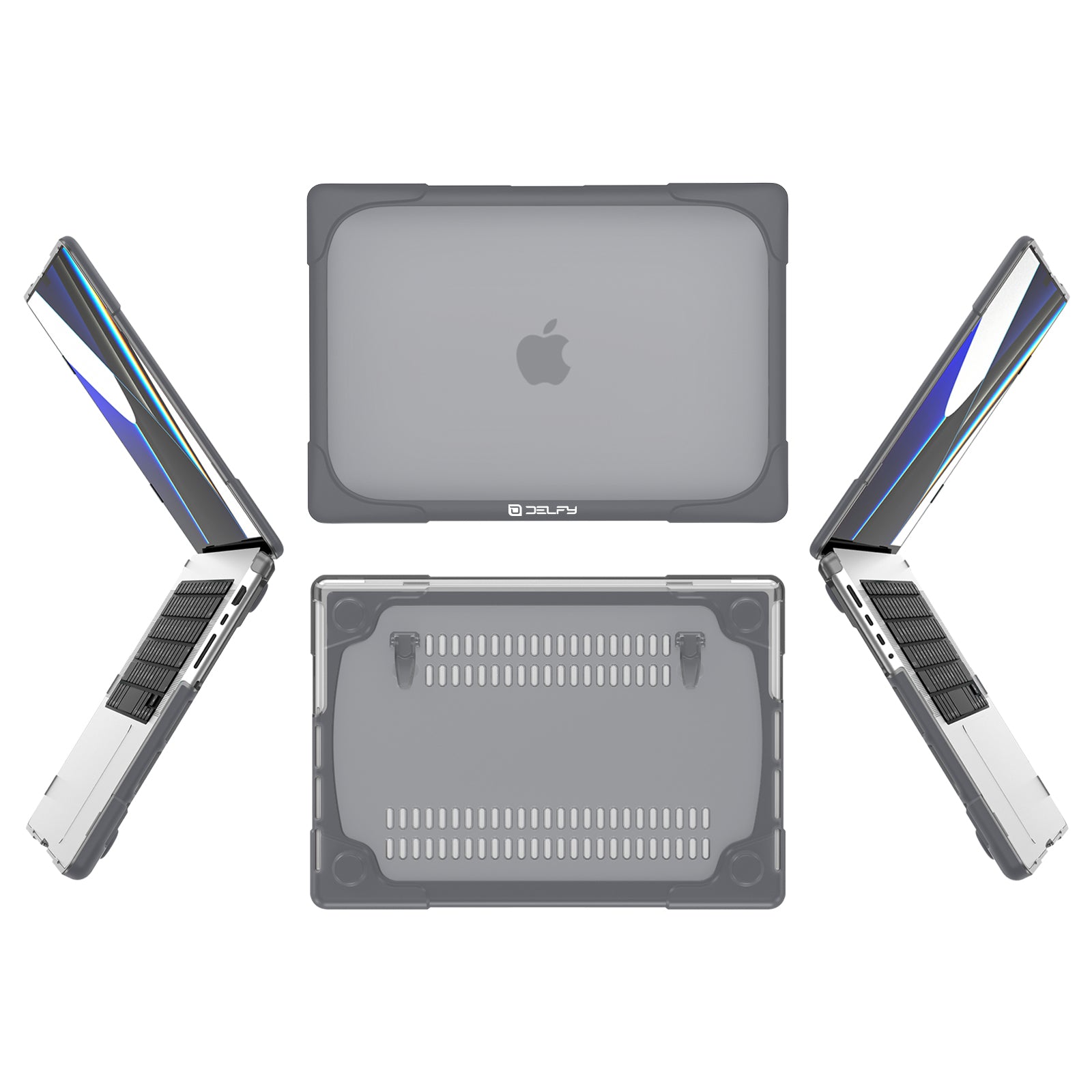 Delfy MacBook pro Case for 14-inch MacBook Pro (M1-M4, 2021-2024)