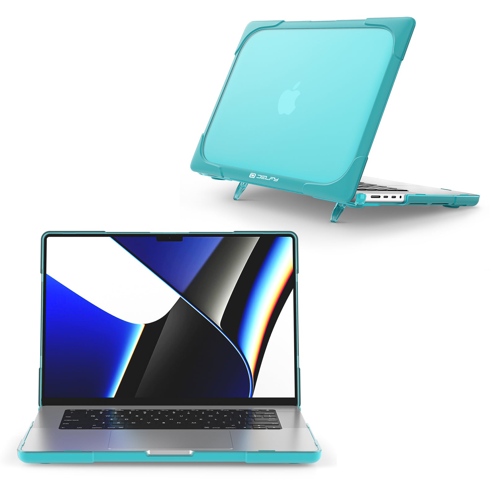 Delfy MacBook pro Case for 14-inch MacBook Pro (M1-M4, 2021-2024)