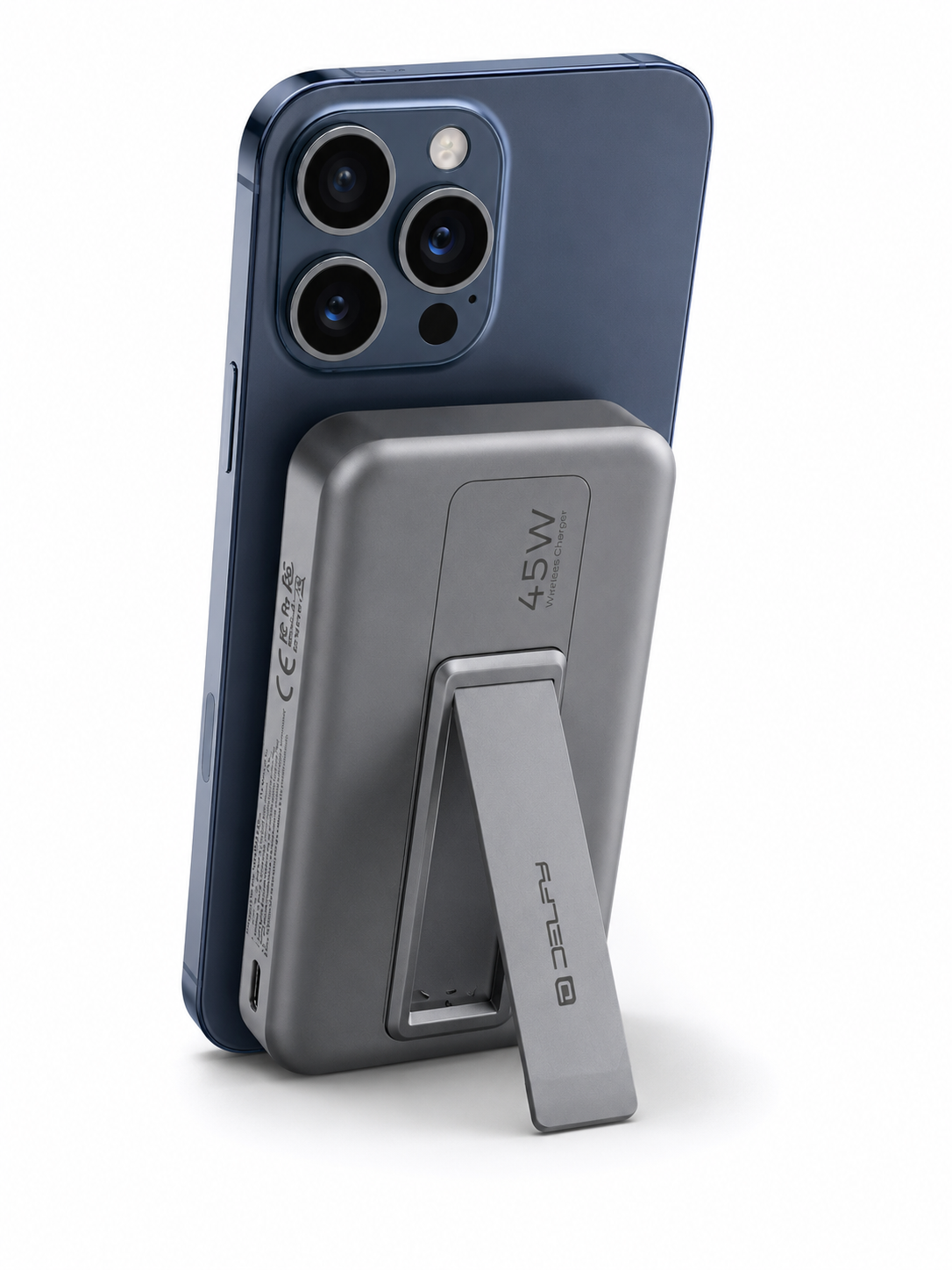 Delfy Dynami Power Bank 10000mAh 25W Qi2.2 Certified Wireless Charge