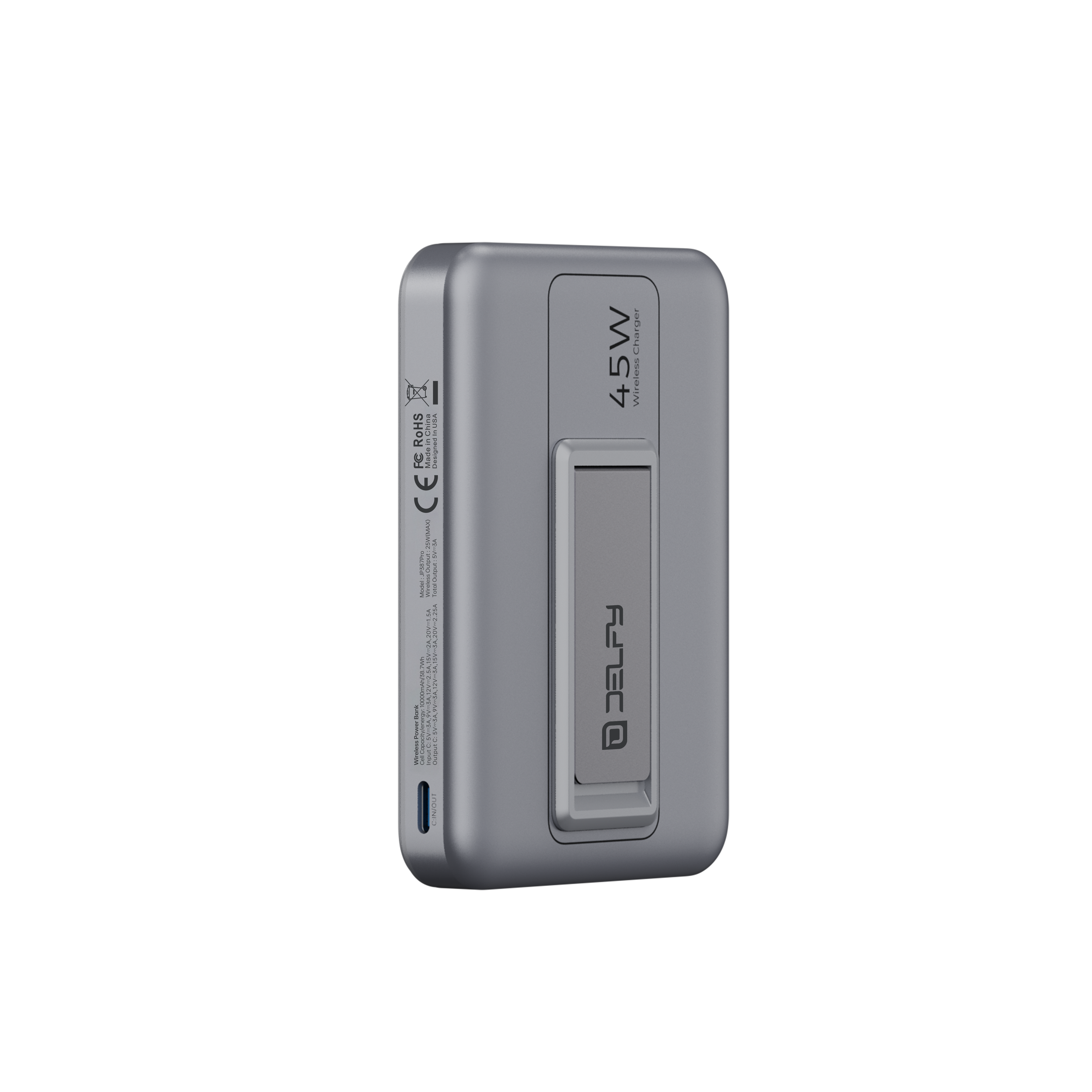 Delfy Dynami Power Bank 10000mAh 25W Qi2.2 Certified Wireless Charge