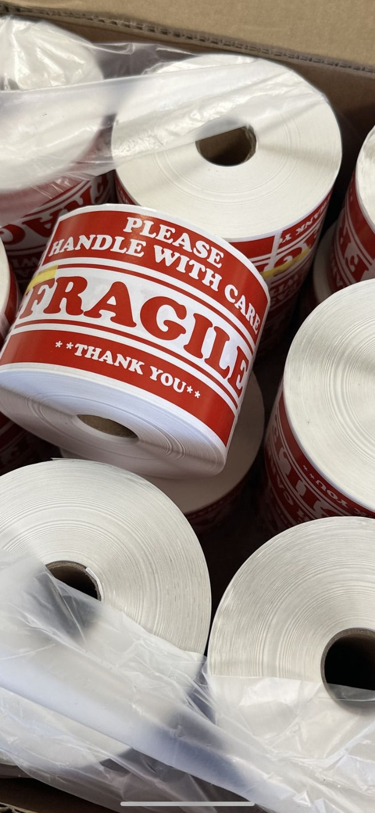 Fragile Labels 3x5-inch