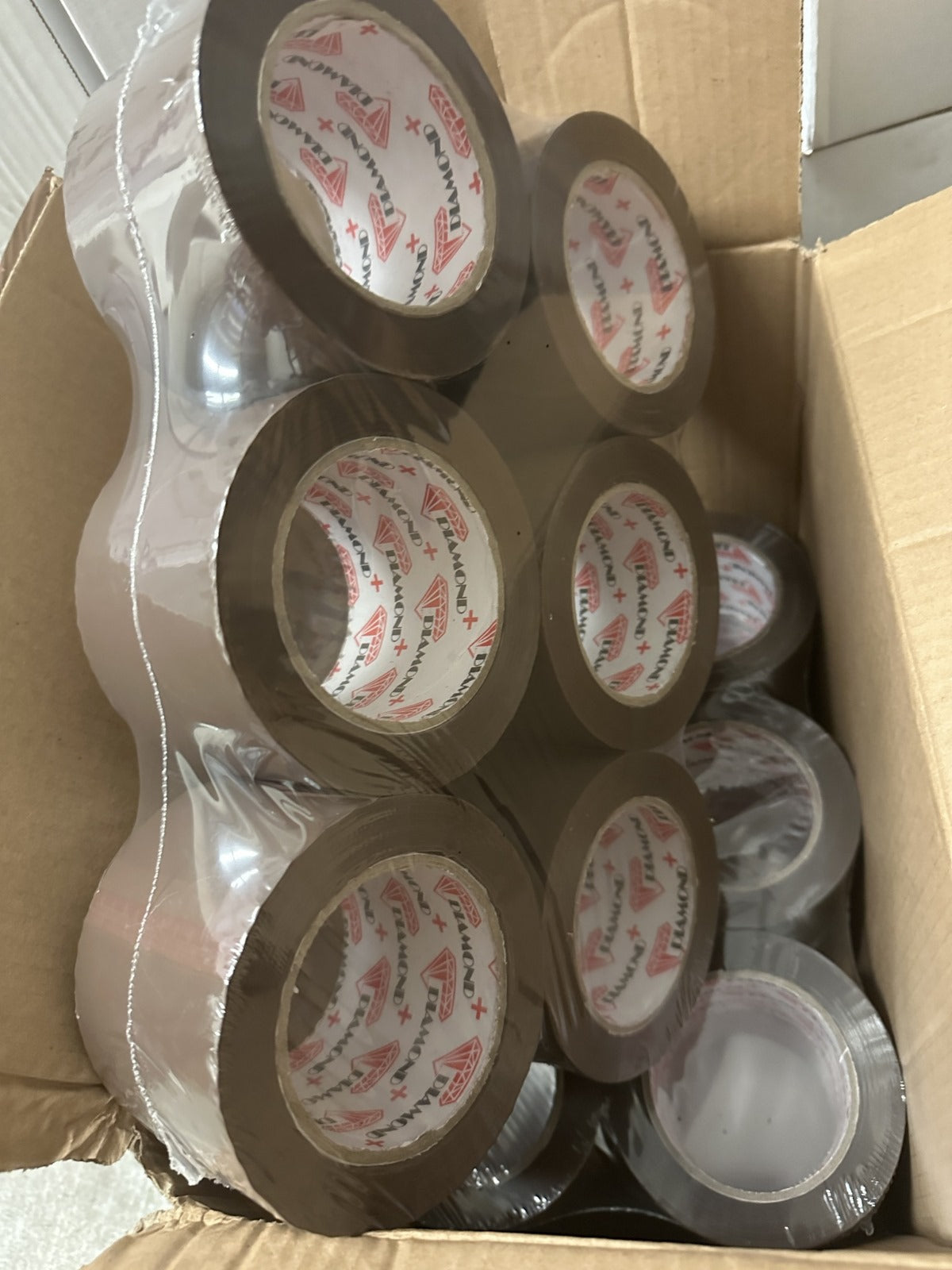 2" Brown Tape - One box (36 Rolls)