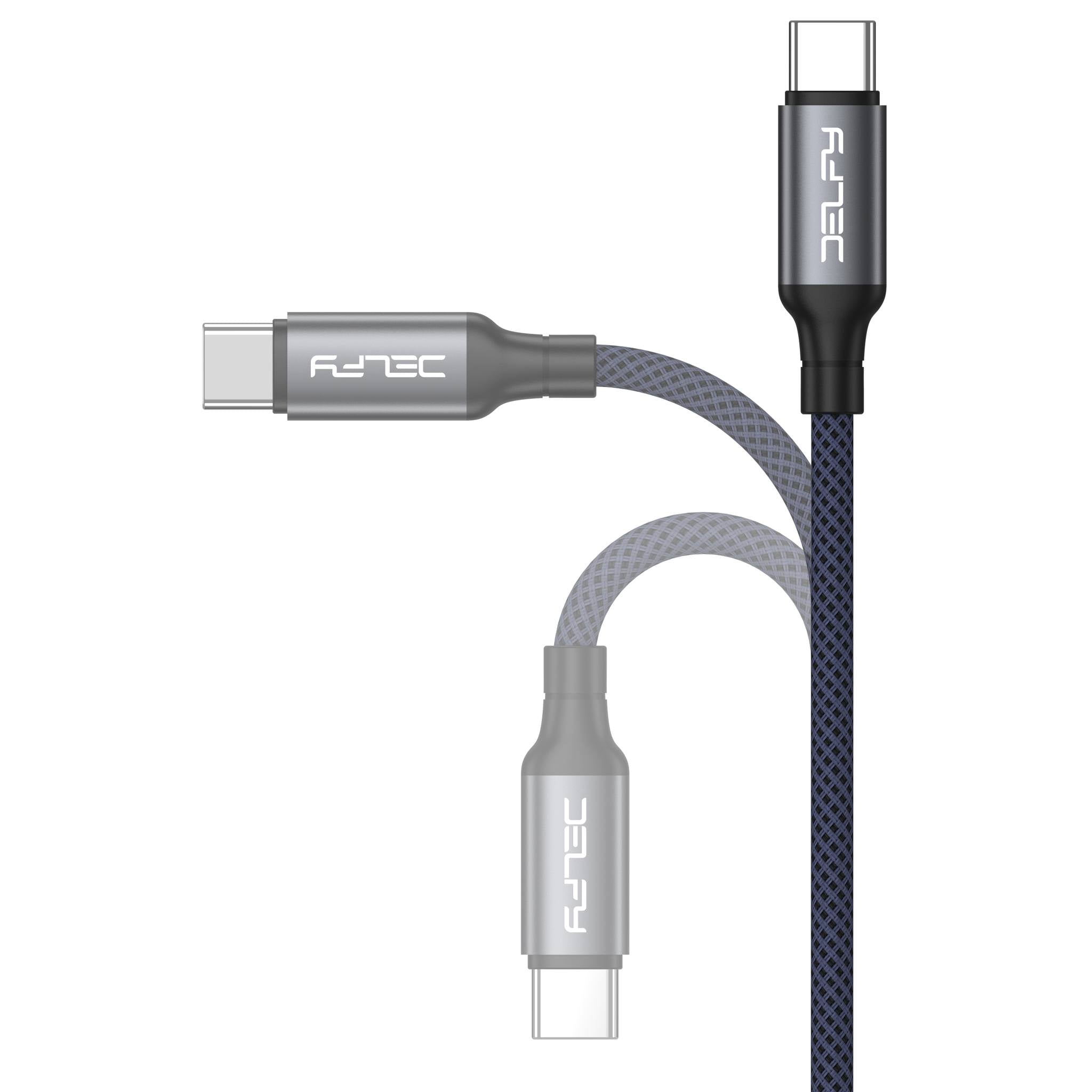 Delfy Keraia Braided Heavy Duty USB-C to USB-C Cable 240W Fast Charge