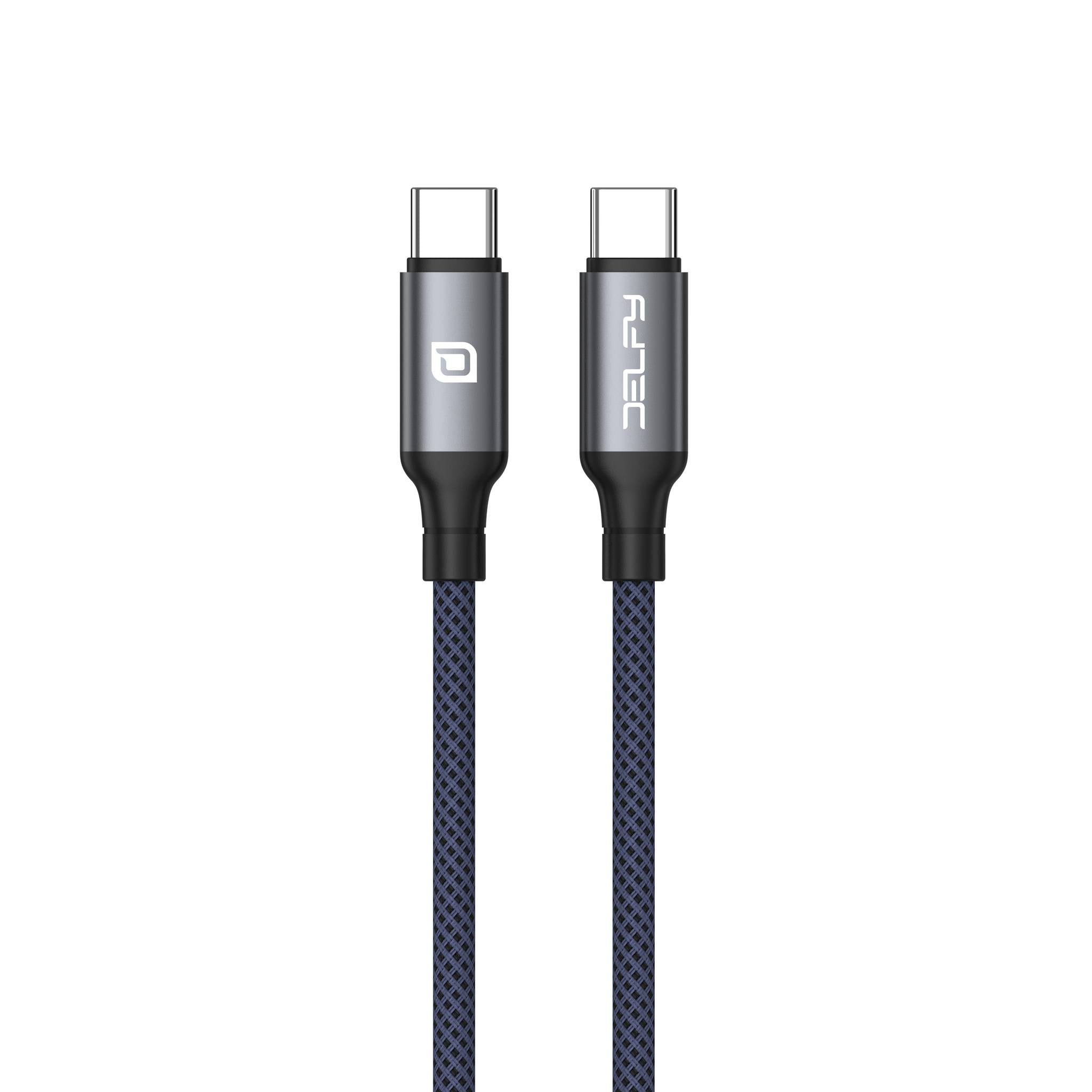 Delfy Keraia Braided Heavy Duty USB-C to USB-C Cable 240W Fast Charge