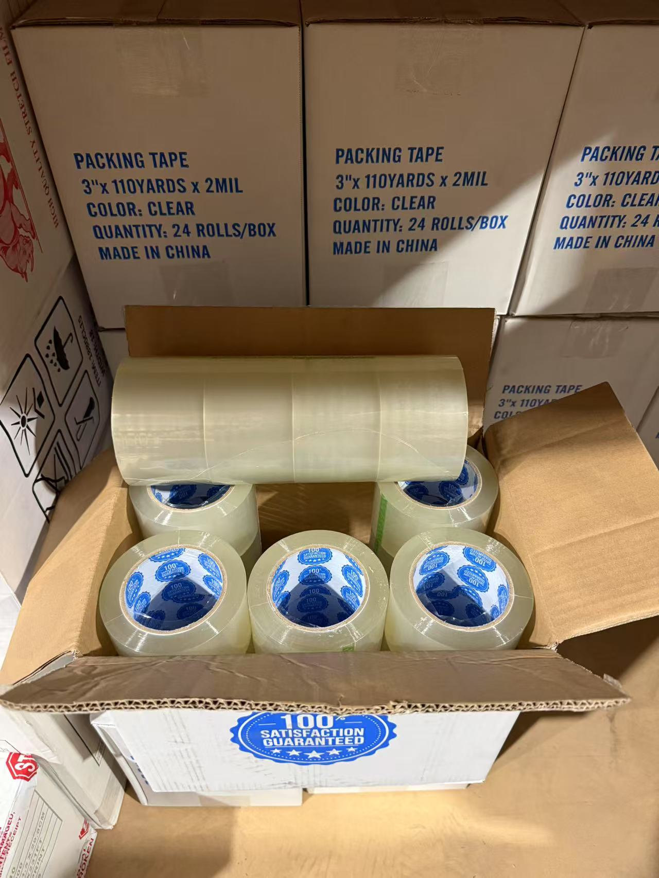 3" Clear Tape - One box (24 Rolls)