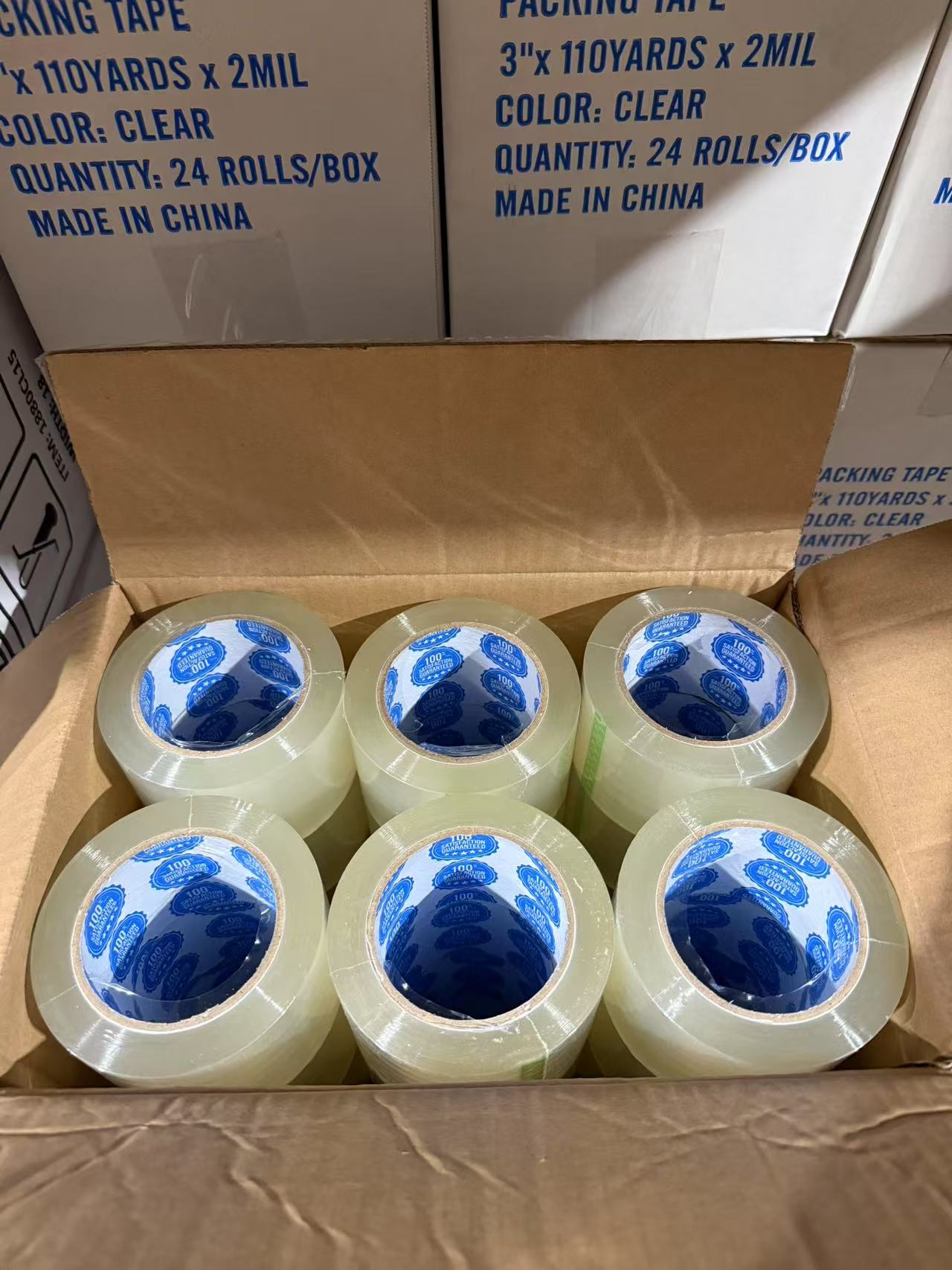 3" Clear Tape - One box (24 Rolls)