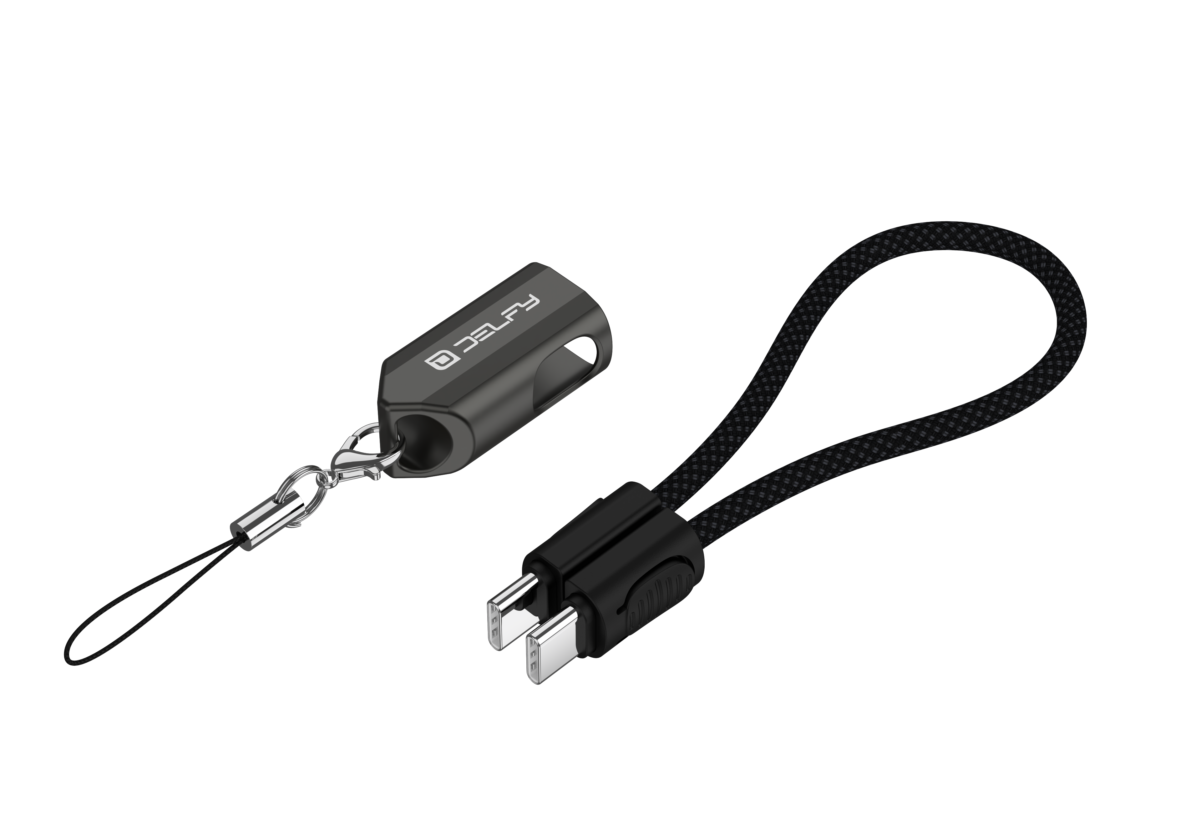 Delfy USB-C to USB-C Keychain