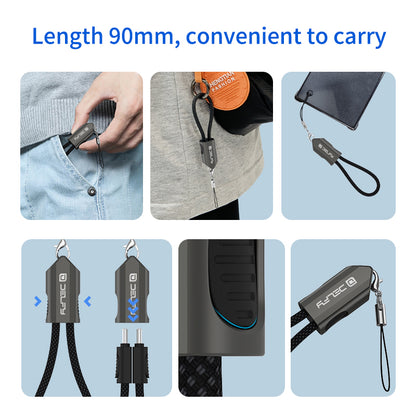 Delfy USB-C to USB-C Keychain
