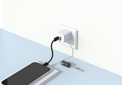 Delfy USB-C to USB-C Keychain