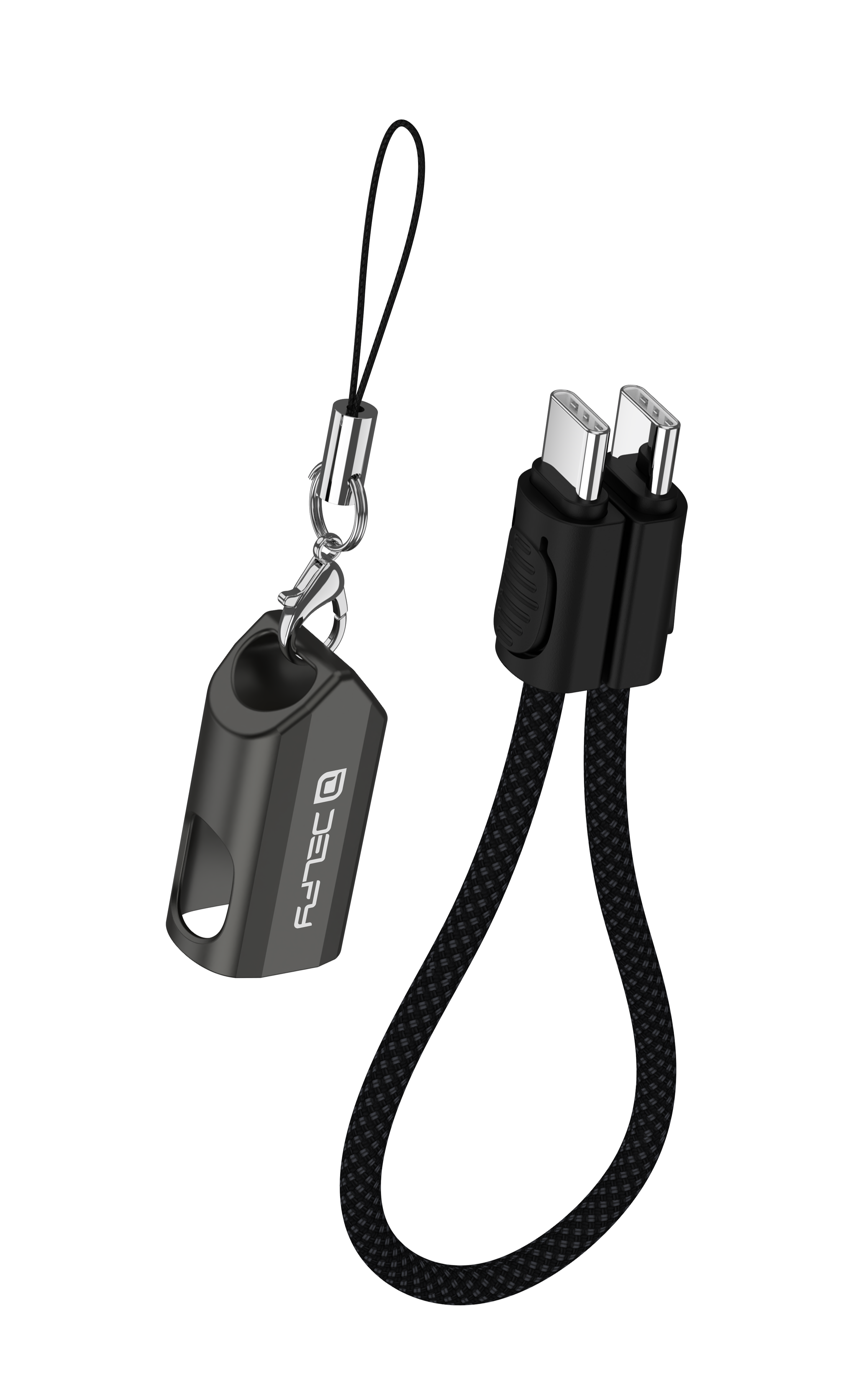 Delfy USB-C to USB-C Keychain