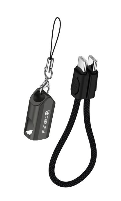Delfy USB-C to USB-C Keychain