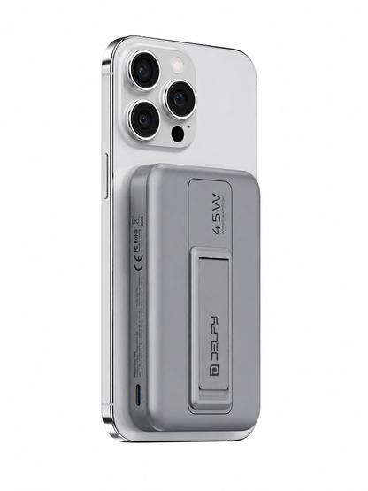 Delfy Dynami Power Bank 10000mAh 25W Qi2.2 Certified Wireless Charge