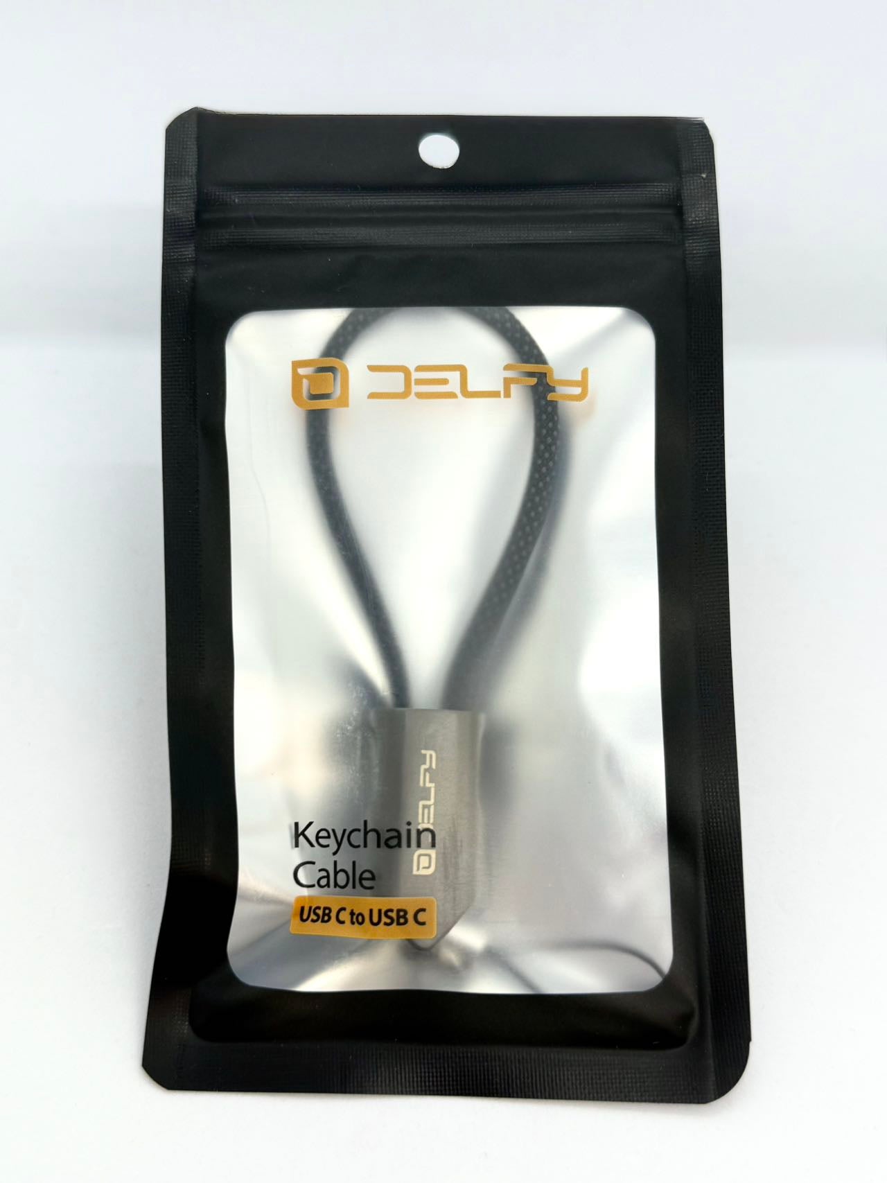 Delfy USB-C to USB-C Keychain