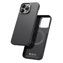 Load image into Gallery viewer, Delfy iPhone 16 Pro Max Aramid Carbon Fiber Case Ultra Thin MagSafe Compatible
