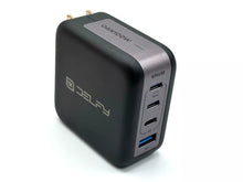 Load image into Gallery viewer, Delfy USB C 100W Ultra Fast Charger 4 Port Compact Wall Charger iPhone iPad Mac
