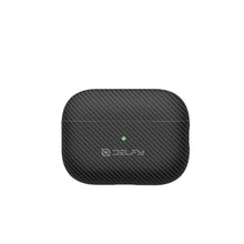 Load image into Gallery viewer, Delfy AirPods Pro 2 Case Made From Real Aramid Carbon Fiber Ultra Slim
